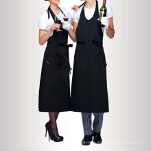 Vente chaude 100% Vares de chef polyester, 100% polyester tablier, 100% coton chef vêtements de cuisine tablier uniforme